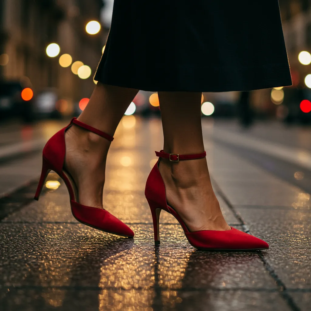 Tacco da donna stampato in materiale termoplastico